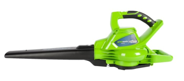 Воздуходувка - пылесос садовый аккумуляторный Greenworks GD40BV, 40V, бесщеточный, без АКБ и ЗУ Воздуходувка - пылесос садовый аккумуляторный Greenworks GD40BV, 40V, бесщеточный, без АКБ и ЗУ