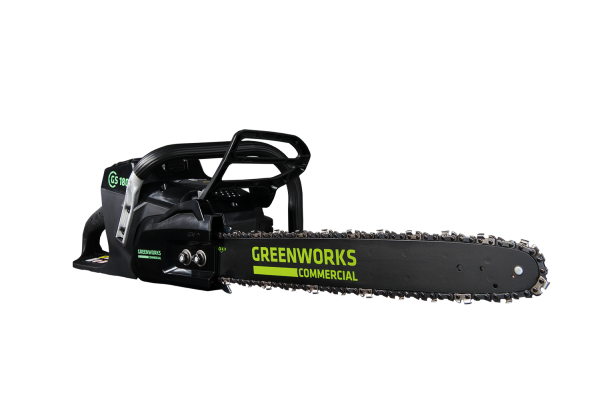 Цепная пила аккумуляторная Greenworks GС82CSK5, 82V, 46 см, бесщеточная, с 1хАКБ 5 А.ч. и ЗУ Цепная пила аккумуляторная Greenworks GС82CSK5, 82V, 46 см, бесщеточная, с 1хАКБ 5 А.ч. и ЗУ