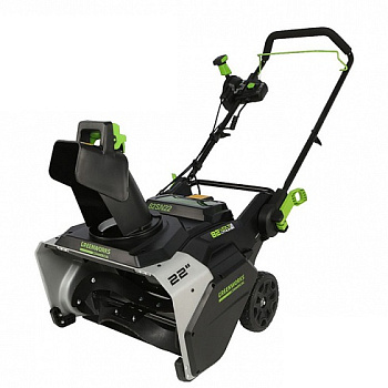 Снегоуборщик аккумуляторный Greenworks GD82ST, 82V, 56 см, бесщеточный, без АКБ и ЗУ Снегоуборщик аккумуляторный Greenworks GD82ST, 82V, 56 см, бесщеточный, без АКБ и ЗУ