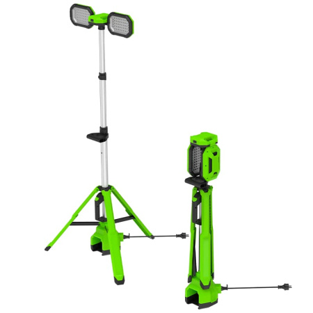 Мачта осветительная аккумуляторная Greenworks, Арт.3503207, 24V /110-240V, 3000 лм, без АКБ и ЗУ