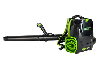 Воздуходув аккумуляторный, ранцевый Greenworks GC82BPB, 82V, бесщеточный, без АКБ и ЗУ Воздуходув аккумуляторный, ранцевый Greenworks GC82BPB, 82V, бесщеточный, без АКБ и ЗУ
