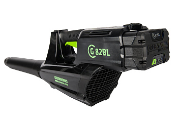 Воздуходув аккумуляторный Greenworks GC82BLK5, 82V, бесщеточный, с 1хАКБ 5 А.ч. и ЗУ