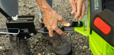 Трактор садовый аккумуляторный Greenworks Арт. 7404507, 82V, без АКБ и ЗУ