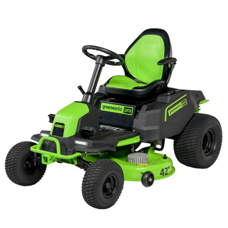 Трактор садовый аккумуляторный Greenworks Арт. 7404507, 82V, без АКБ и ЗУ