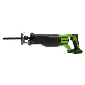 Пила сабельная аккумуляторная GreenWorks GD24RS, 24V, бесщеточная, без АКБ и ЗУ