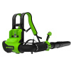 Ранцевая воздуходувка аккумуляторная Greenworks Арт. 2408107, 40V, бесщеточная, без АКБ и ЗУ