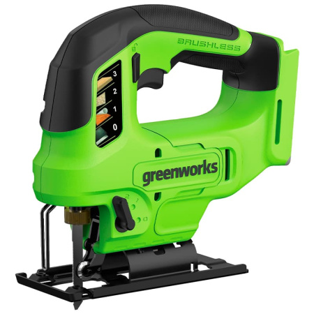 Лобзик аккумуляторный Greenworks Арт. 3601707, 24 V, бесщеточный, без АКБ и ЗУ