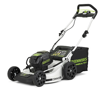 Газонокосилка аккумуляторная Greenworks GD82LM51, 82V, 51 см, бесщеточная, без АКБ и ЗУ Газонокосилка аккумуляторная Greenworks GD82LM51, 82V, 51 см, бесщеточная, без АКБ и ЗУ