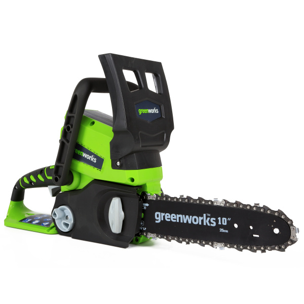 Цепная пила аккумуляторная GreenWorks G24CS25, 24V, 25см, без АКБ и ЗУ Цепная пила аккумуляторная GreenWorks G24CS25, 24V, 25см, без АКБ и ЗУ