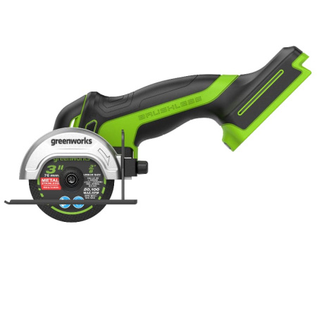 Углошлифовальная машина аккумуляторная, 24V, бесщеточная,76 мм, без АКБ и ЗУ