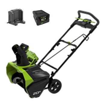 Снегоуборщик аккумуляторный Greenworks GD60STK6, 60V, 51 см, бесщеточный, c АКБ 6АЧ и ЗУ