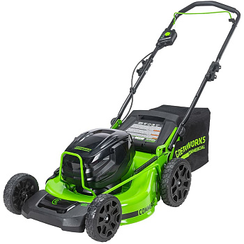 Газонокосилка аккумуляторная Greenworks Арт. 2518907,  82V, 51 см, бесщеточная без АКБ и ЗУ. Газонокосилка аккумуляторная Greenworks Арт. 2518907,  82V, 51 см, бесщеточная без АКБ и ЗУ.