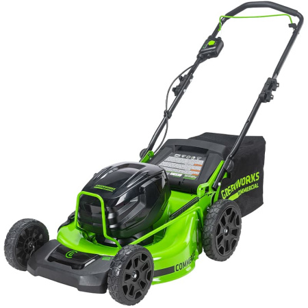 Газонокосилка аккумуляторная Greenworks Арт. 2518907,  82V, 51 см, бесщеточная без АКБ и ЗУ.