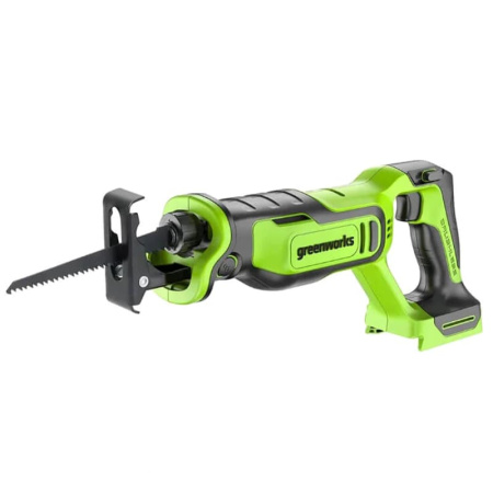 Пила сабельная аккумуляторная Greenworks Арт.1200607, 24V, бесщеточная без АКБ и ЗУ