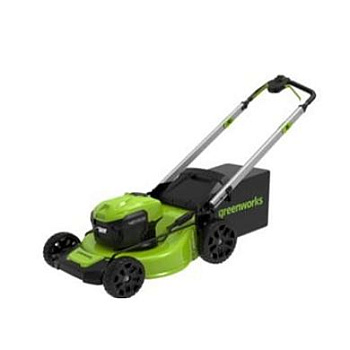 Газонокосилка самоходная, аккумуляторная Greenworks GC82LM51SP2, 82V, 51 см, бесщеточная Газонокосилка самоходная, аккумуляторная Greenworks GC82LM51SP2, 82V, 51 см, бесщеточная
