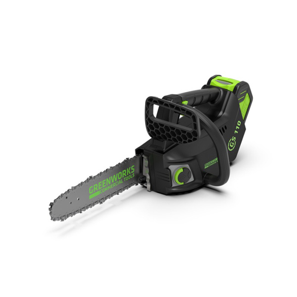 Пила цепная одноручная аккумуляторная GreenWorks GD40TCS (арбориста), 40V, 25,4 см, бесщеточная, без Пила цепная одноручная аккумуляторная GreenWorks GD40TCS (арбориста), 40V, 25,4 см, бесщеточная, без