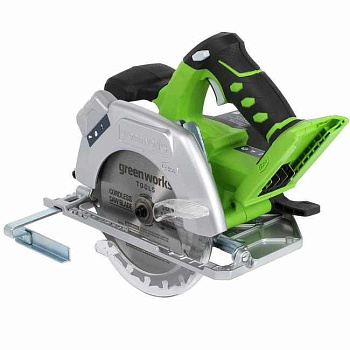 Циркулярная пила аккумуляторная Greenworks G24CS, 24V, без АКБ и ЗУ Циркулярная пила аккумуляторная Greenworks G24CS, 24V, без АКБ и ЗУ