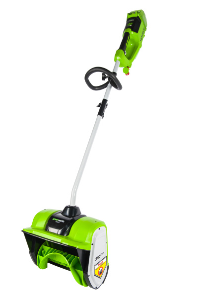 Снегоуборщик аккумуляторный Greenworks GD40SSK6, 40V, 30 см, бесщеточный, с 1хАКБ 6 А.ч и ЗУ Снегоуборщик аккумуляторный Greenworks GD40SSK6, 40V, 30 см, бесщеточный, с 1хАКБ 6 А.ч и ЗУ